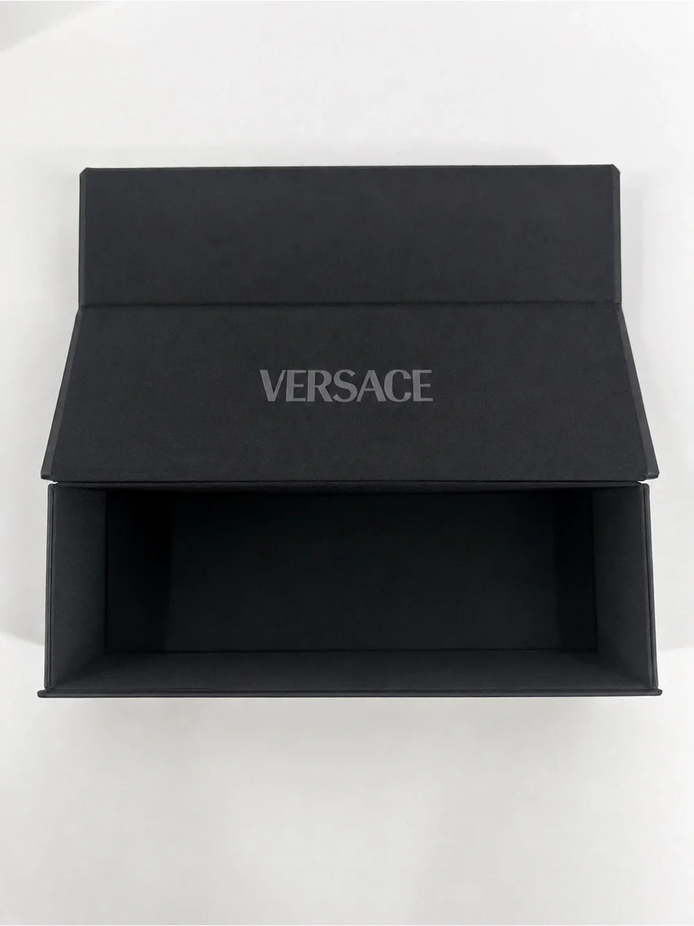 Authentic Versace Small Rectangular Magnetic Hard Sunglasses Case Never Used